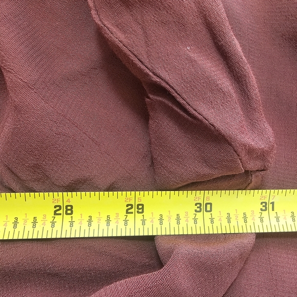 NEW‎ Free People Womens 2 Draped The Sun Dress Burgundy Open Back Maxi Size 6 - Picture 14 of 16